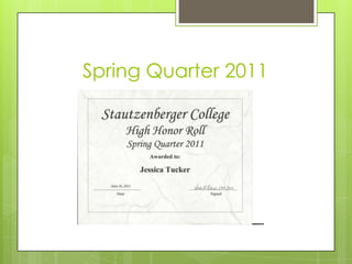 Spring Quarter 2011
 