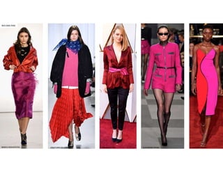 BBIBHU MOHAPATRA CREATURES OF COMFORT LOUIS VUITTON ALEXANDER WANG CHRISTAIN SIRIANO
RED AND PINK
 