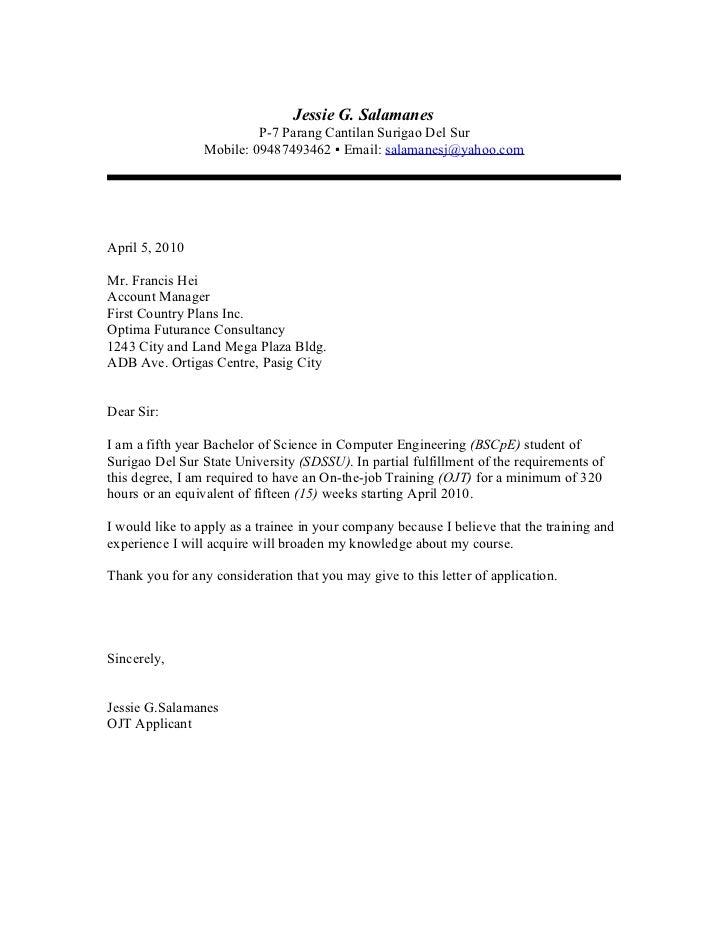 application letter to dswd application application letter to dswd application