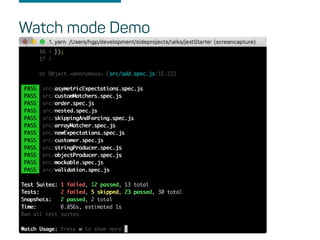Watch mode Demo
 