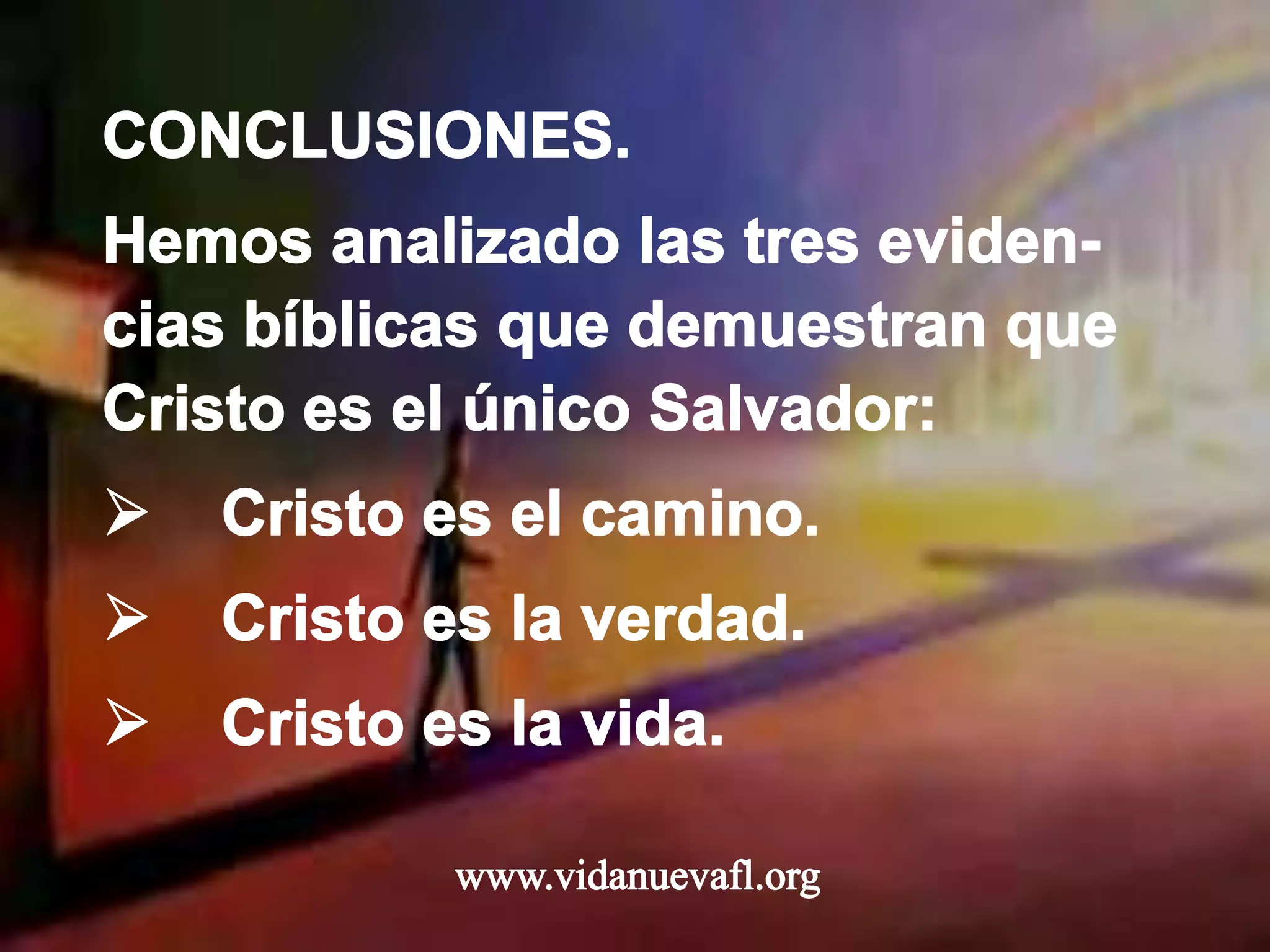 Jesucristo es el único Salvador | PPTX