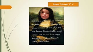Blanca Talavera 1º C
 
