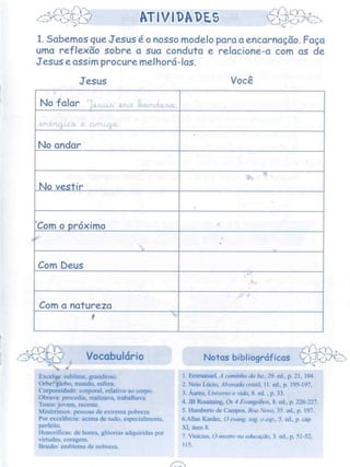 Cartilha Jesus -Aula especial