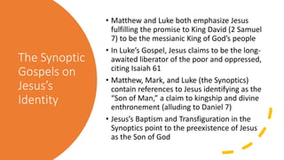 Who Is Jesus? | PPTX