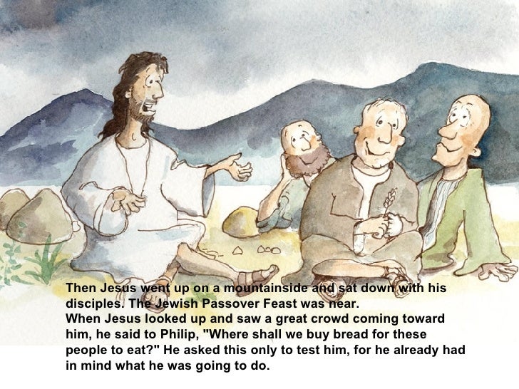 Jesus Feeds 5000 John 56