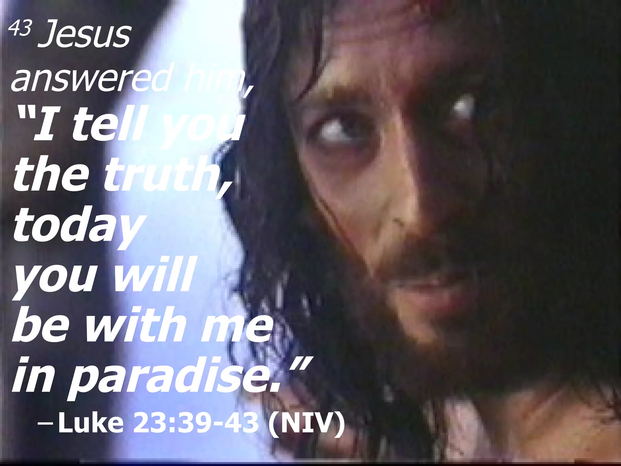 Jesus Forgives the Thief on the Cross (Finding Forgiveness) | PPT
