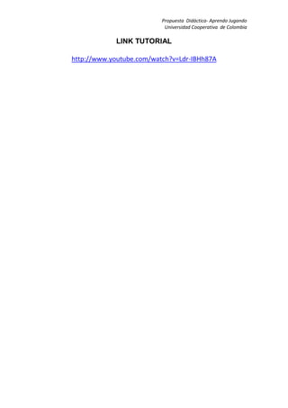 Propuesta  Didactica