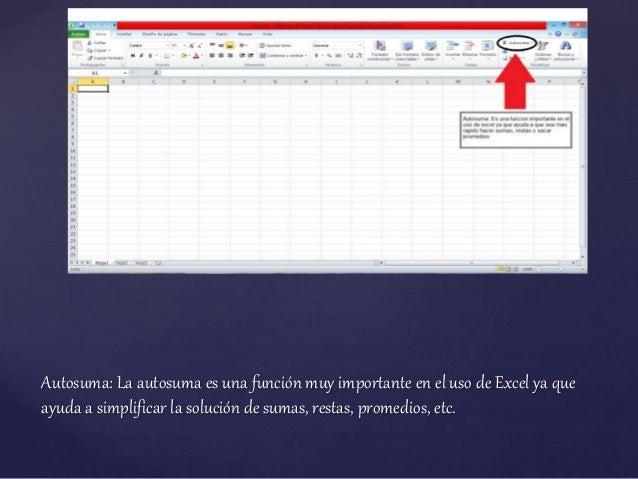 Manual de uso de Excel