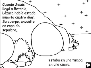 Jesus and lazarus spanish cb