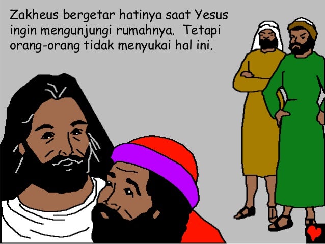 Jesus and zaccheus indonesian