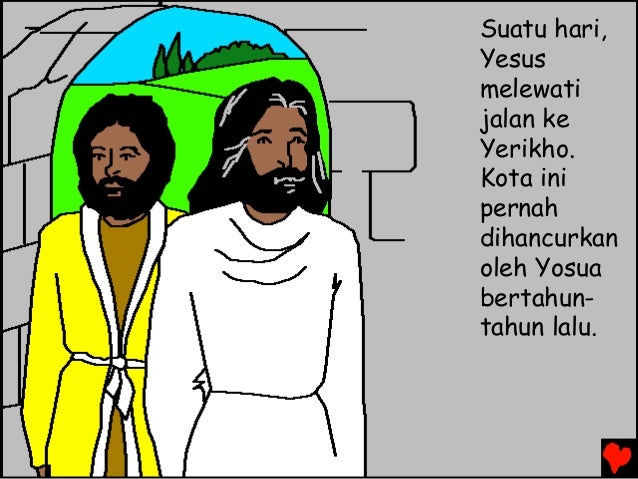 Jesus and zaccheus indonesian