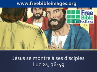 Jésus se montre à ses disciples
Luc 24, 36-49
 