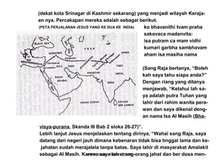 Jesus belajar dan wafat di india | PPT