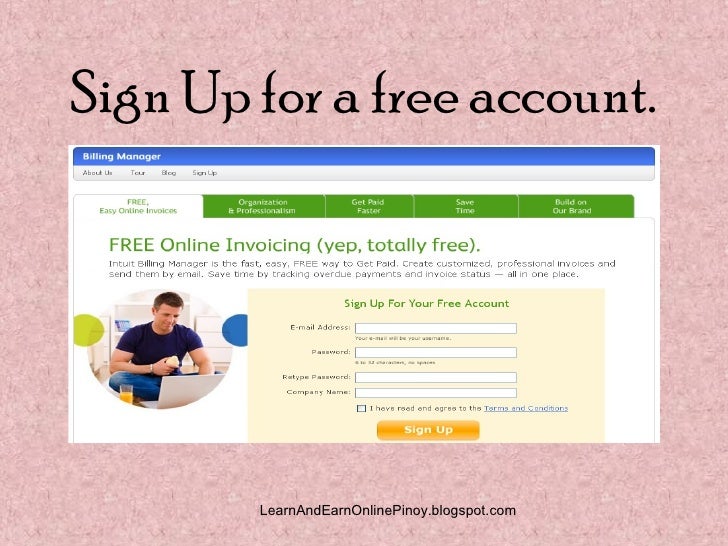 how to make online billing invoice