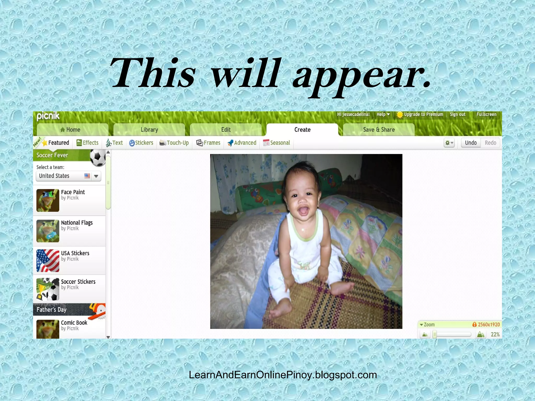 This will appear.




    LearnAndEarnOnlinePinoy.blogspot.com
 