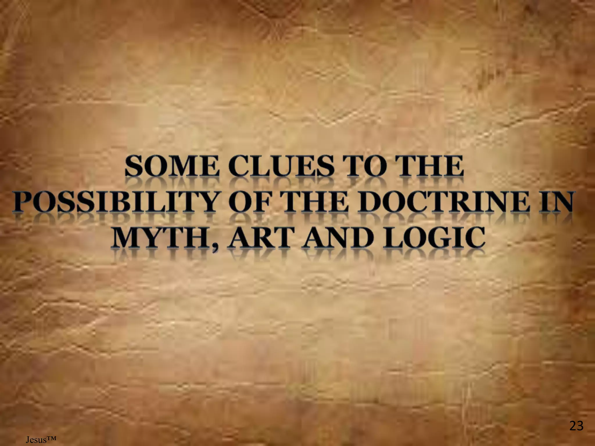 Doctrine of Christ | PPTX