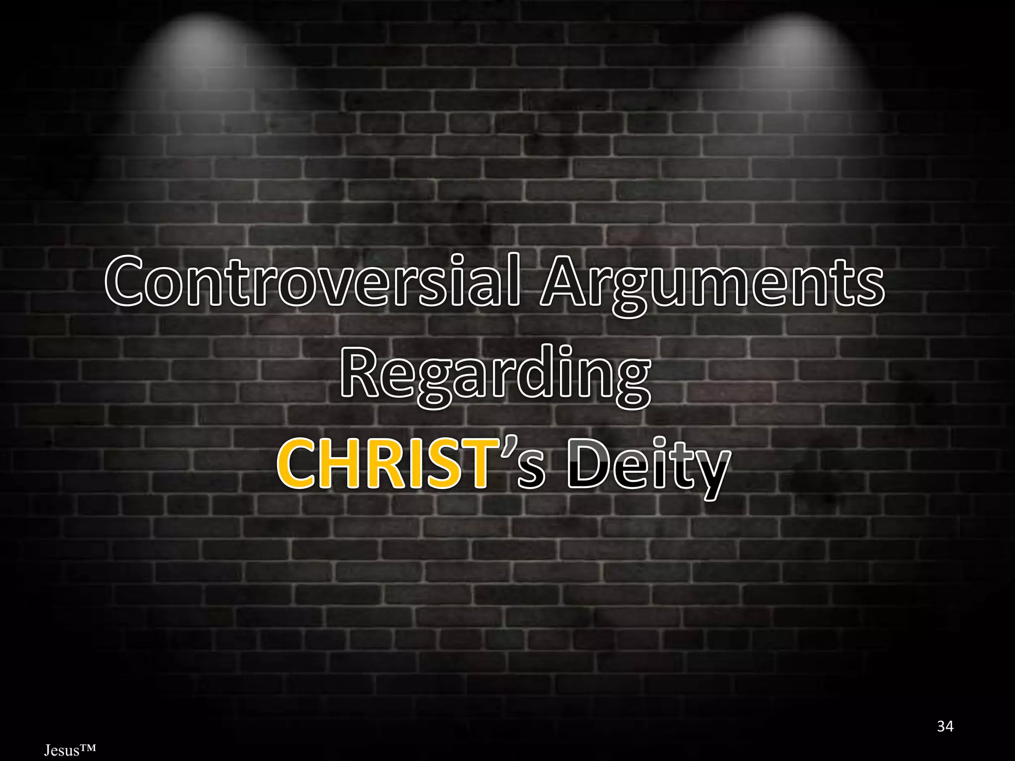 Doctrine of Christ | PPTX