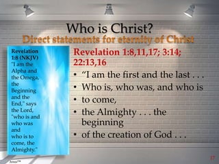 Doctrine of Christ | PPTX