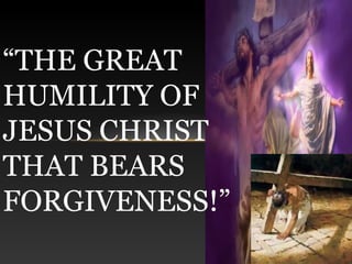 Jesus Our Perfect Example Jesus christ the one perfect example | PPT