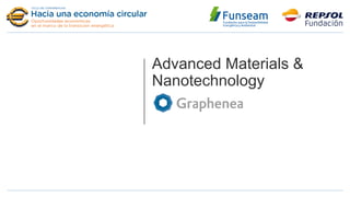Advanced Materials &
Nanotechnology
 