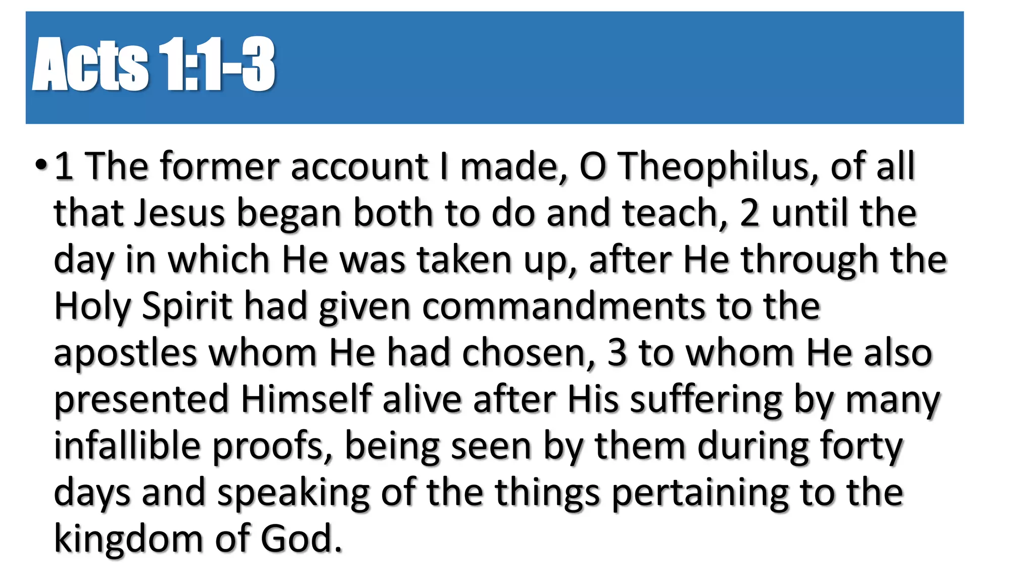 Jesus’ Final Instructions | PPTX