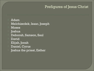 Jesus in the Old Testament (Power Point) | PPT