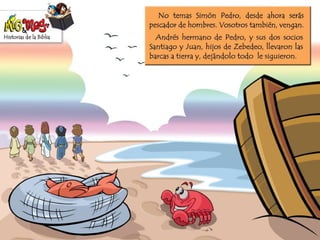 Jesus llama a sus discipulos