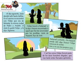 Jesus llama a sus discipulos