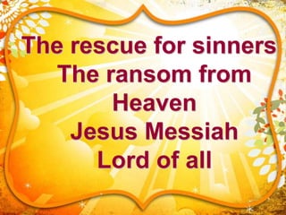 Jesus messiah | PPT