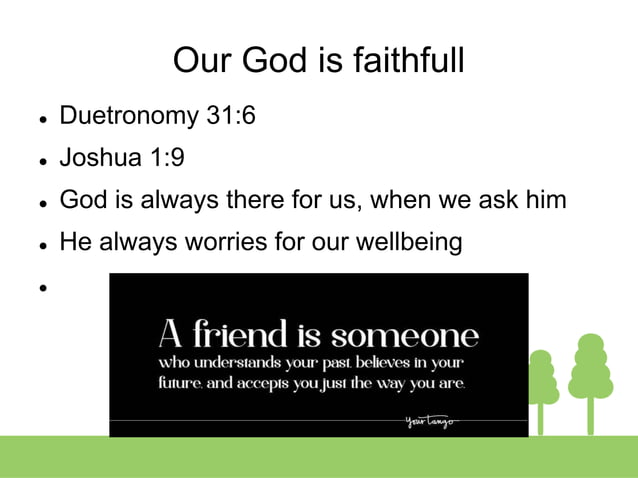 Jesus our friend & saviour | PPT