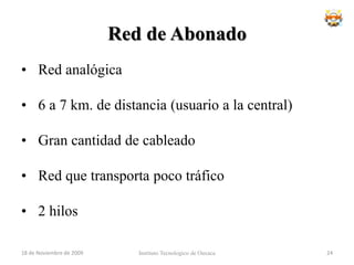 Establecimiento del circuito	Cuando un usuario quiere obtener servicios de red para establecer una comunicación se deberá establecer un circuito entre la estación de origen y la de destino. En esta etapa dependiendo de la tecnología utilizada se pueden establecer la capacidad del canal y el tipo de servicio.Instituto Tecnologico de Oaxaca18 de noviembre de 200920