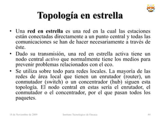 Caracteres de control de errores. Instituto Tecnologico de Oaxaca18 de noviembre de 200928