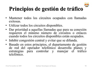 Conmutación de PaquetesInstituto Tecnologico de Oaxaca18 de noviembre de 200982