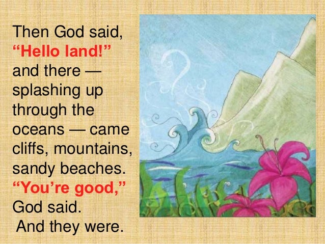 pic Creation Story Bible jesus storybook bible creation by sally