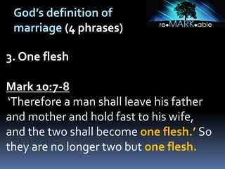 Jesus Straight Talk On Marriage Mark 10 1 12 Oct 6 13