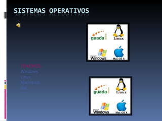 TENEMOS : Windows Linux Macintosh dos 