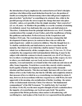 Jesus was all for being perfect | DOCX