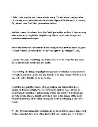 Jesus was and is our protector