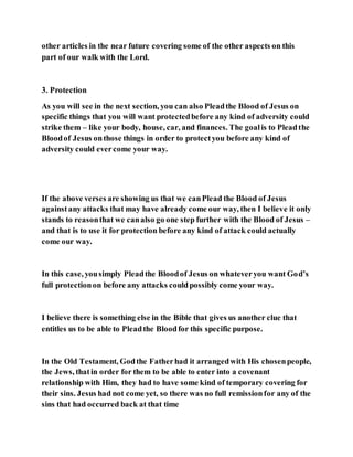 Jesus was and is our protector