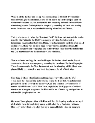 Jesus was and is our protector