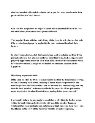 Jesus was and is our protector