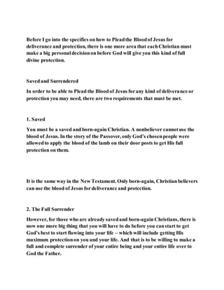 Jesus was and is our protector