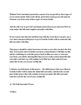 Jesus was and is our protector