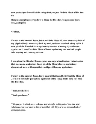 Jesus was and is our protector