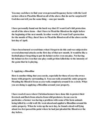 Jesus was and is our protector