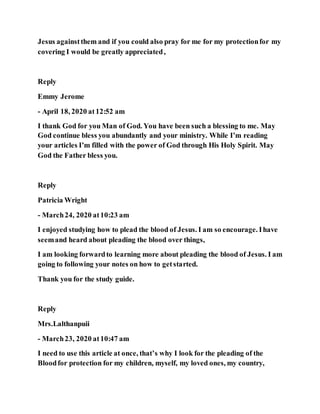 Jesus was and is our protector