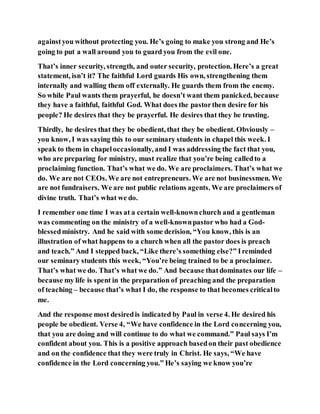 Jesus was and is our protector