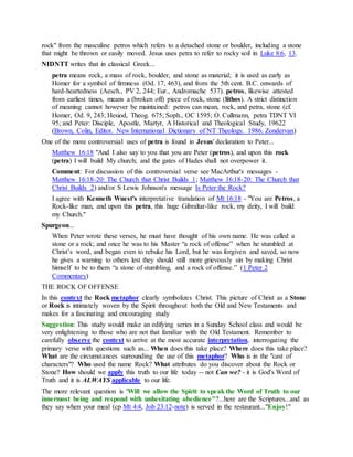 Stone Dictionary Jesus was a stone of stumbling | DOCX