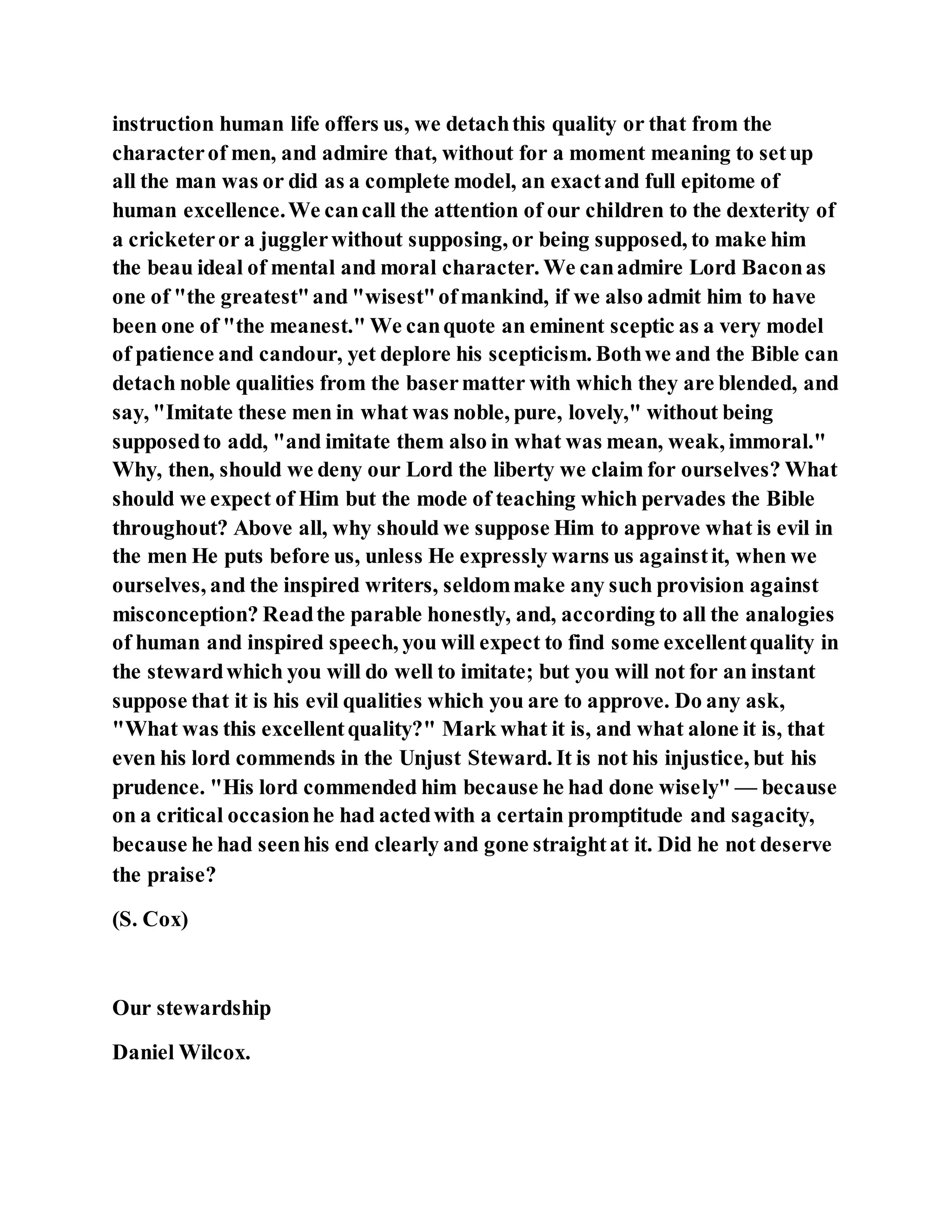 Jesus was clear you cannot serve two masters