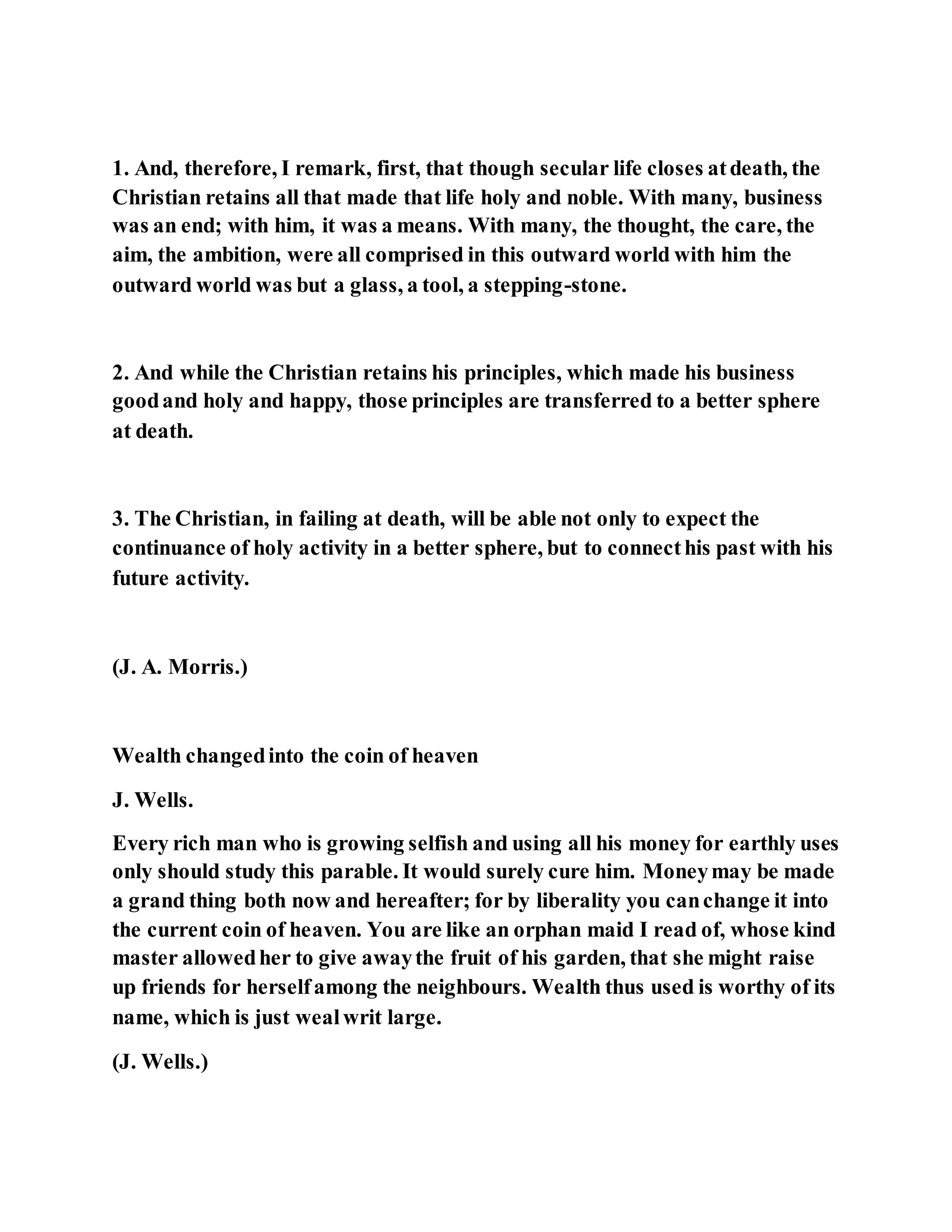 Jesus was clear you cannot serve two masters